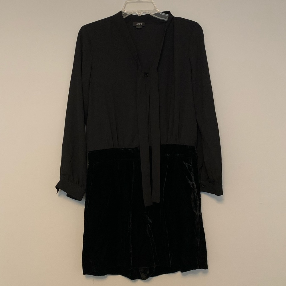 Ann Taylor LOFT black romper